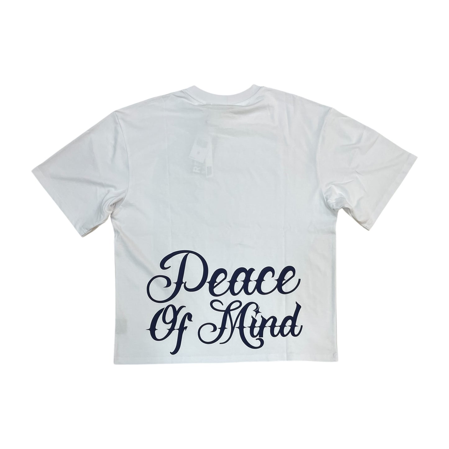610-11125 - Peace of Mind 3D Embossed Boxy Graphic T-Shirt