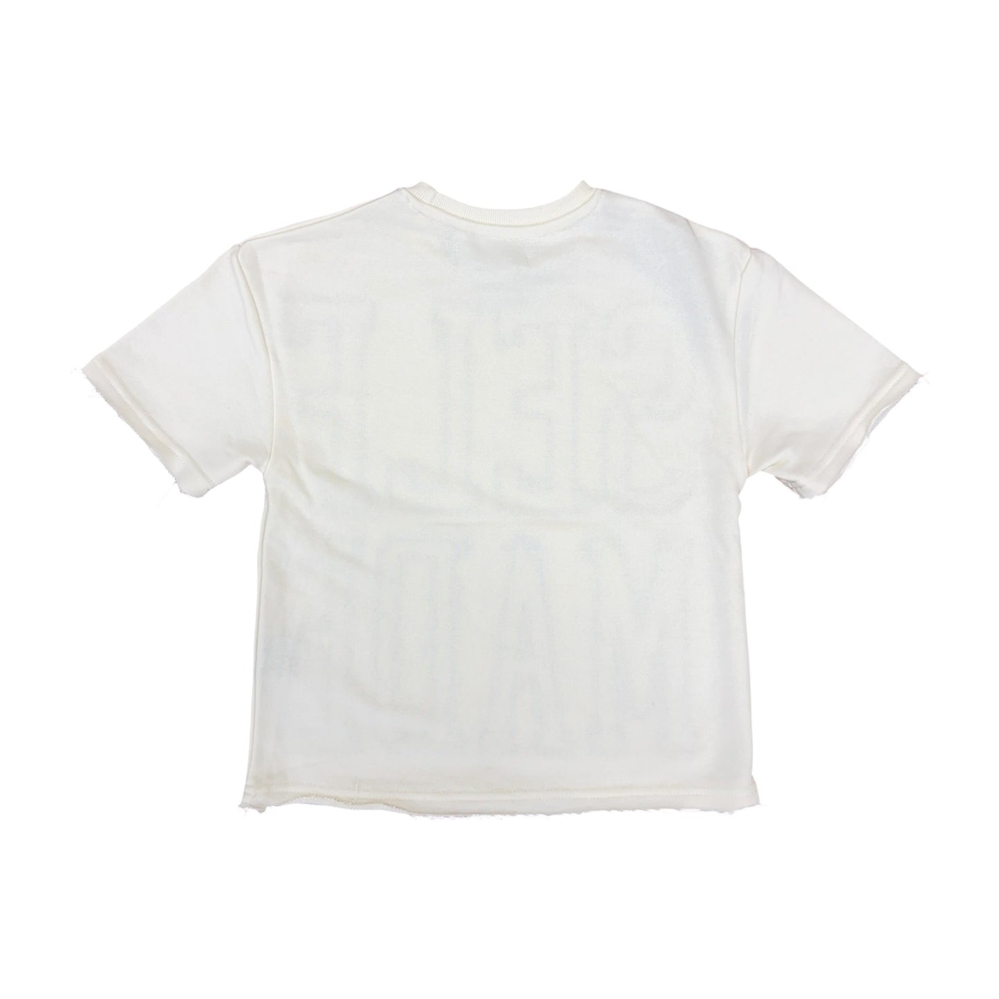 WH-FD2640K - Boy's/Kid's Self Made with Rhinestone French Terry Cropped Top