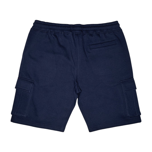 S601 - Cargo Pocket Regular-Fit Fleece Stretch Shorts