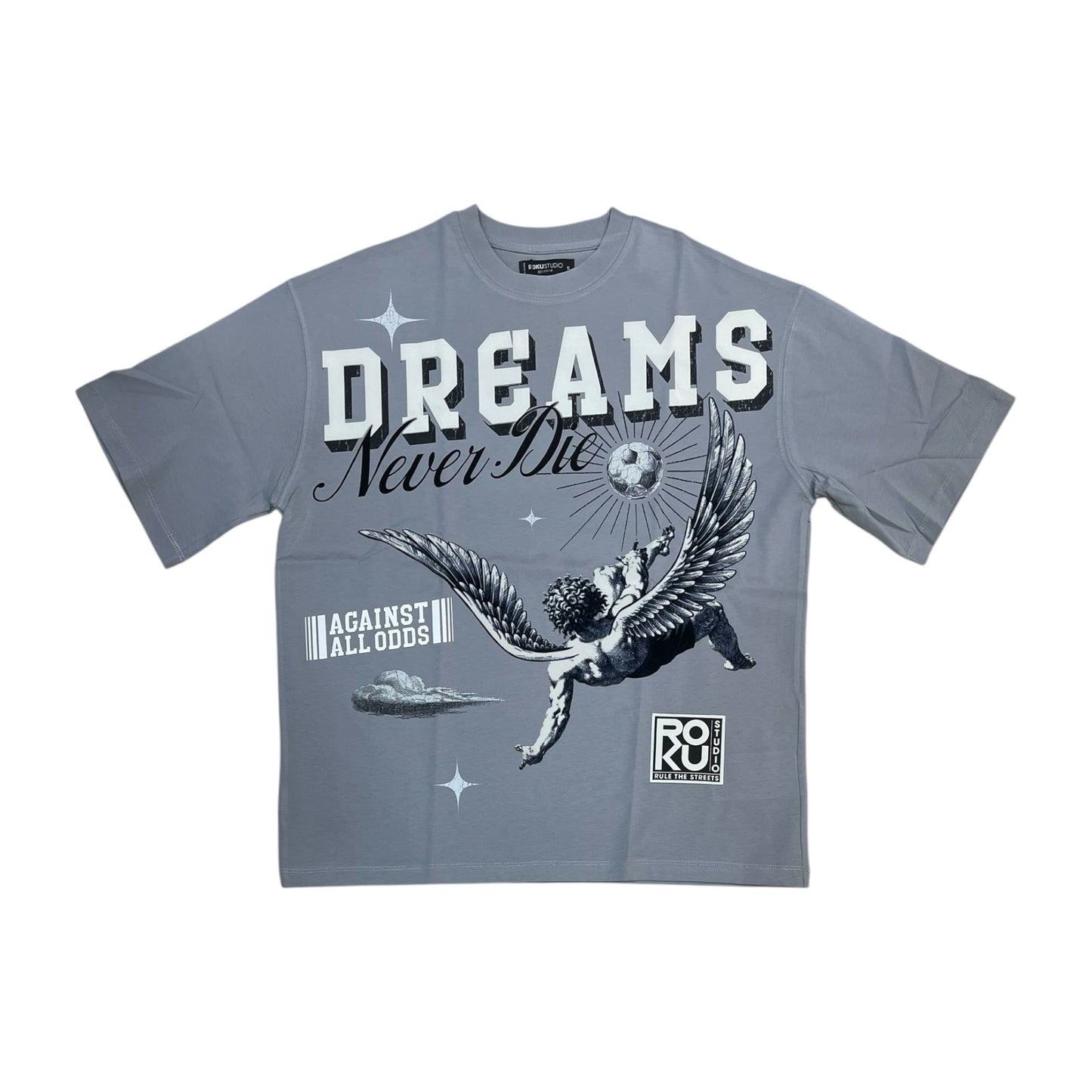 WH-RK1482111 - World Cup Dreams Never Die Faded Boxy Graphic T-Shirt