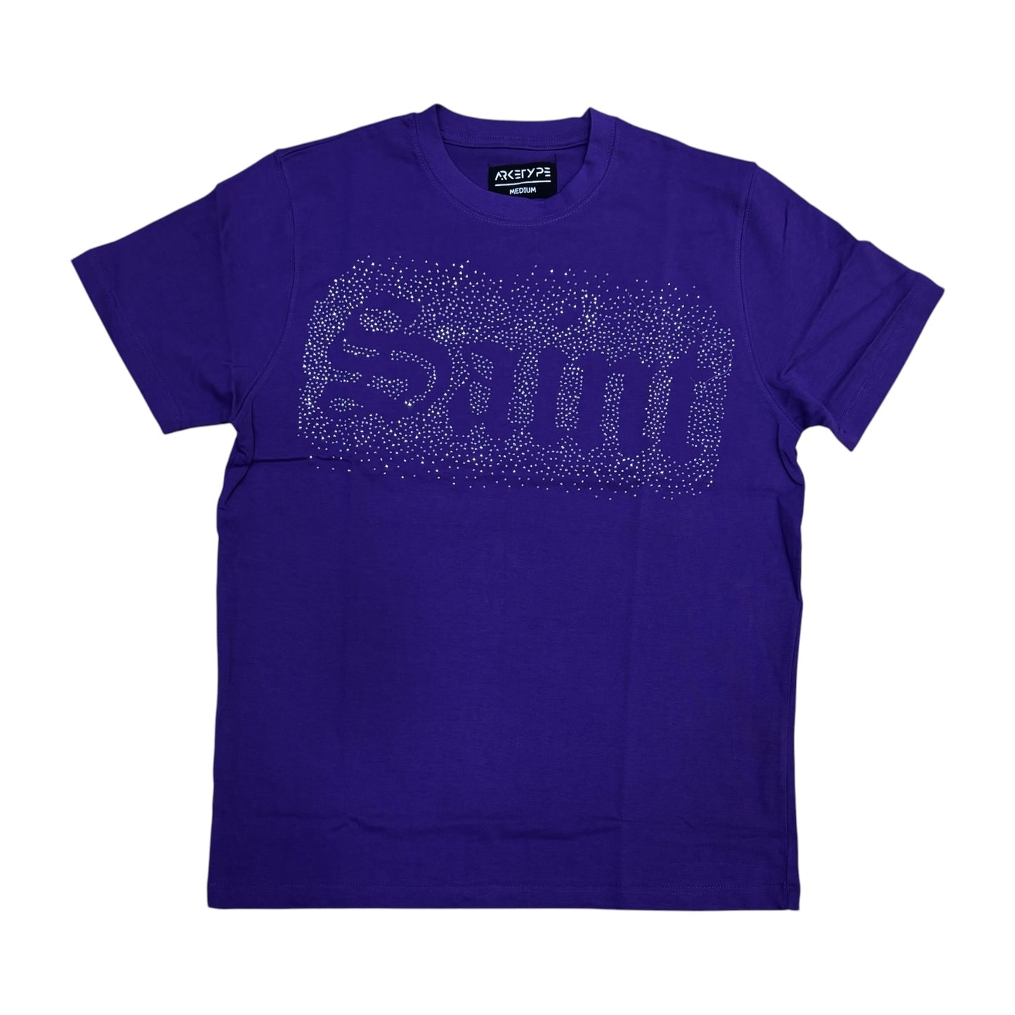 T605 - Saint Rhinestone Regular-Fit T-Shirt