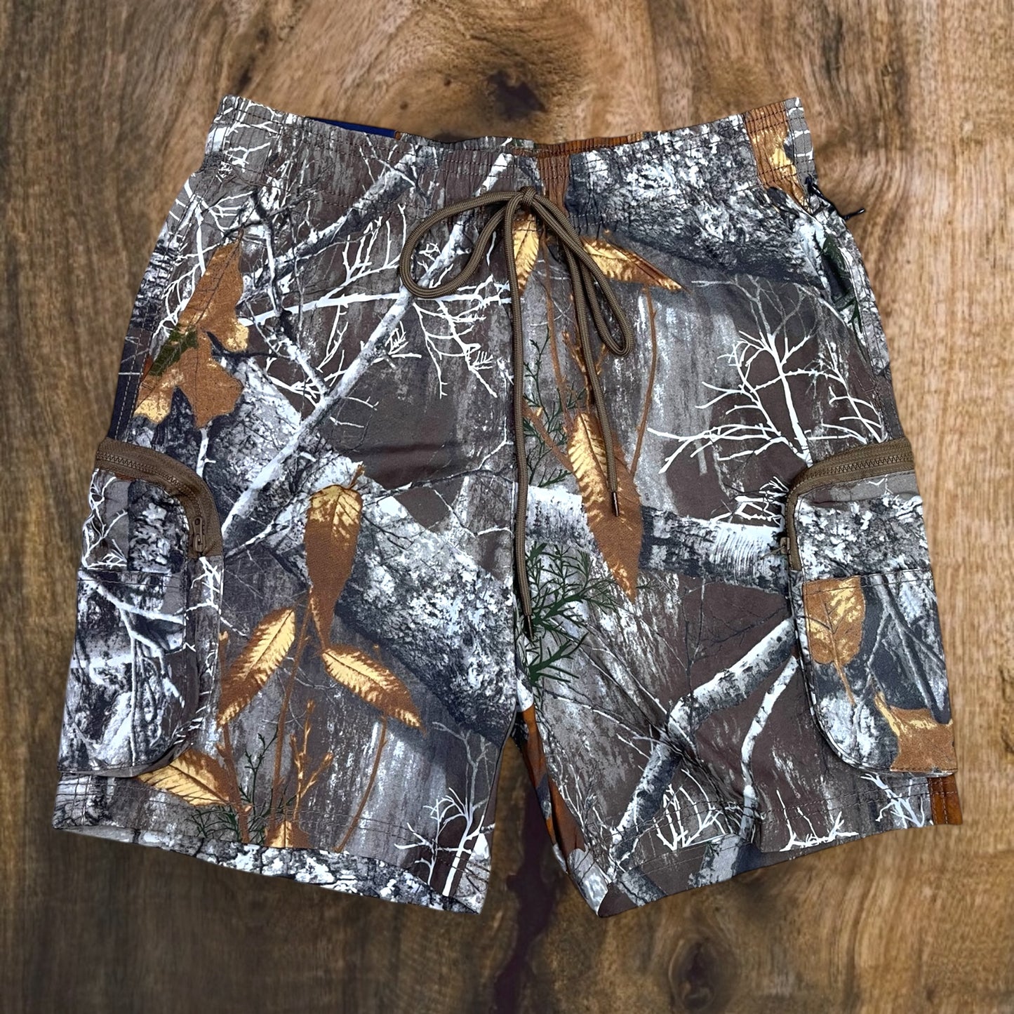 92304 - Men's Nylon Tree Camo Cargo Shorts