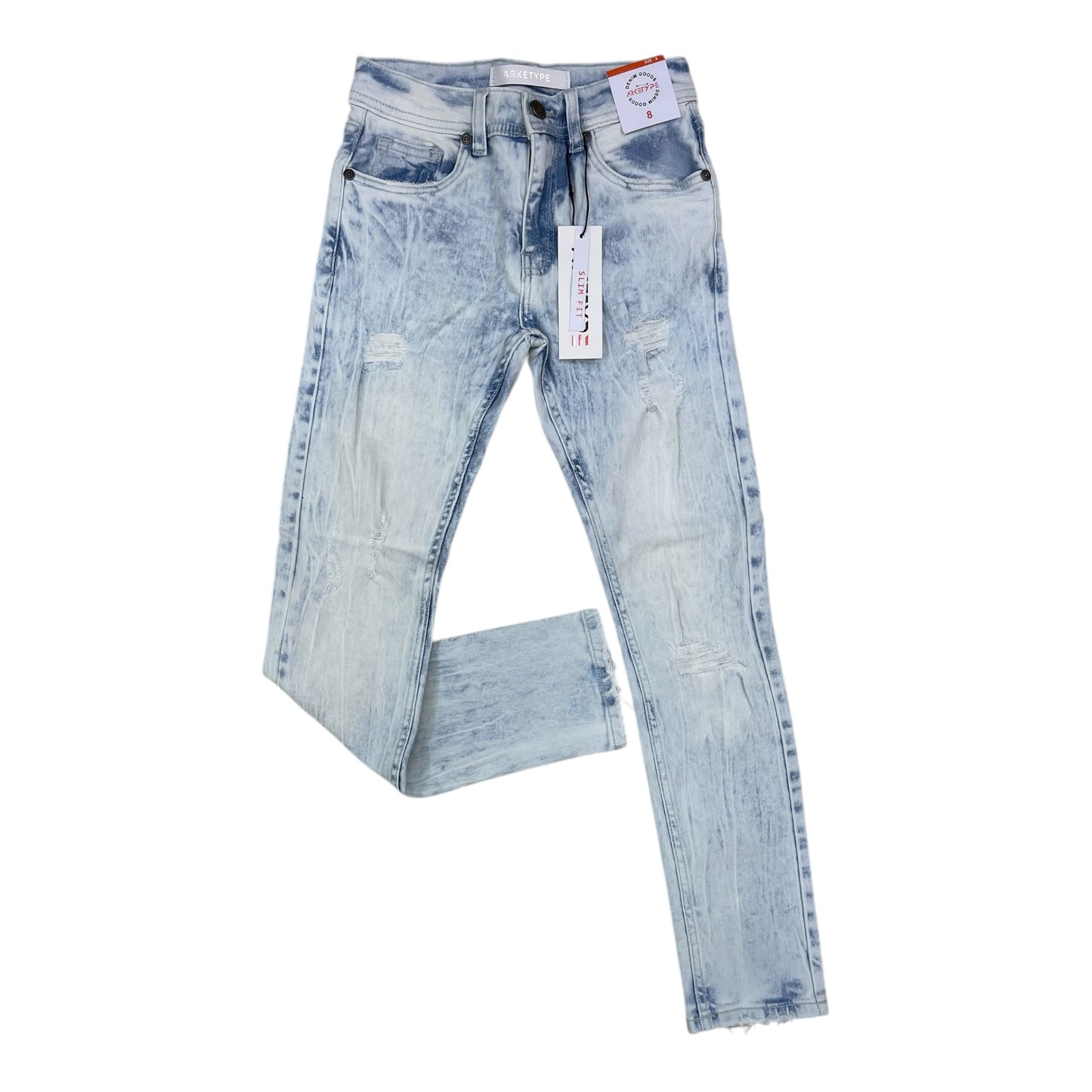 P561K - Boy's/Kids Vital Ripped Slim-Fit Stretch Jeans