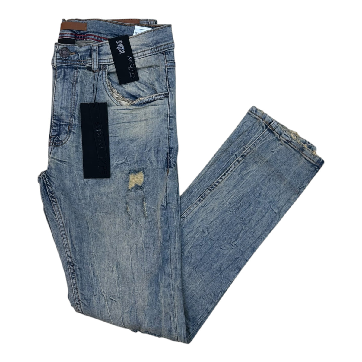 WH-P561 - Vital Ripped Slim-Fit Stretch Jeans