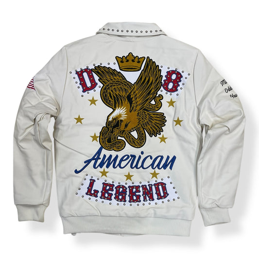DF5504 - American Legend PU Body/Direct Embo Varsity Jacket