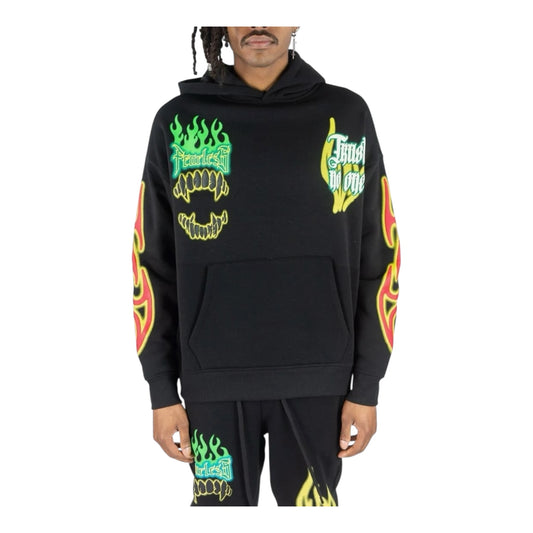 152-313 - Trust No One Graphic Fleece Hoodie