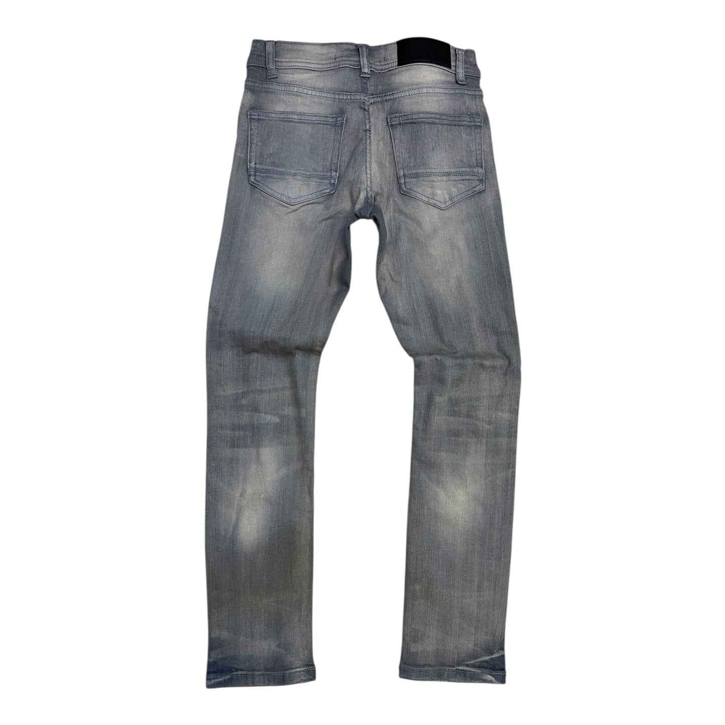 P556K - Boy's/Kids True Rip & Repair Slim-Fit Stretch Jeans