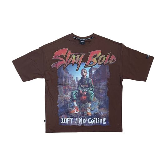WH-SW6132 - Stay Bold Boxy Graphic T-Shirt