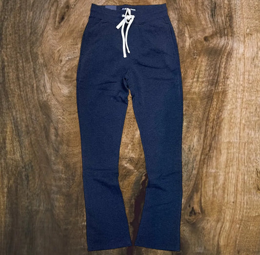 100-475 - Stacked Fleece Pants (Charcoal)