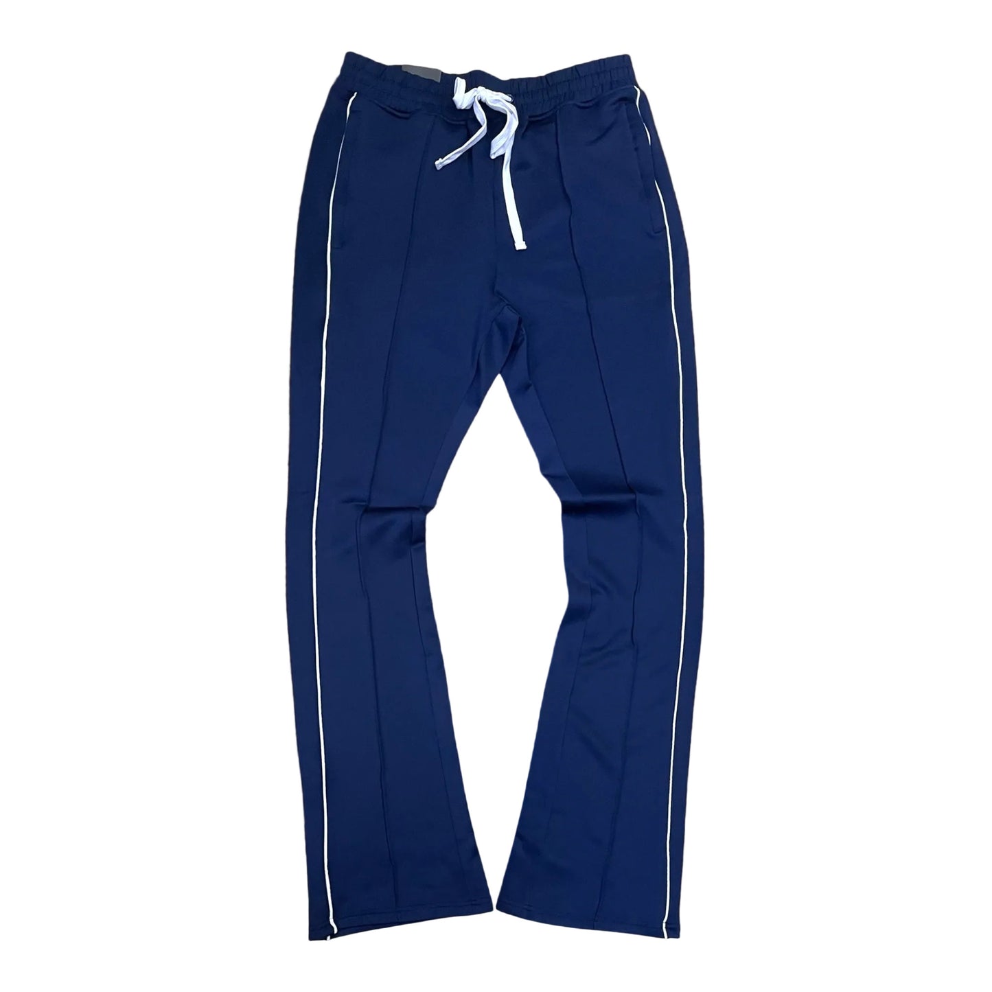 100-470 - Track with Side Stripe Drawstring Stacked Fit Pants
