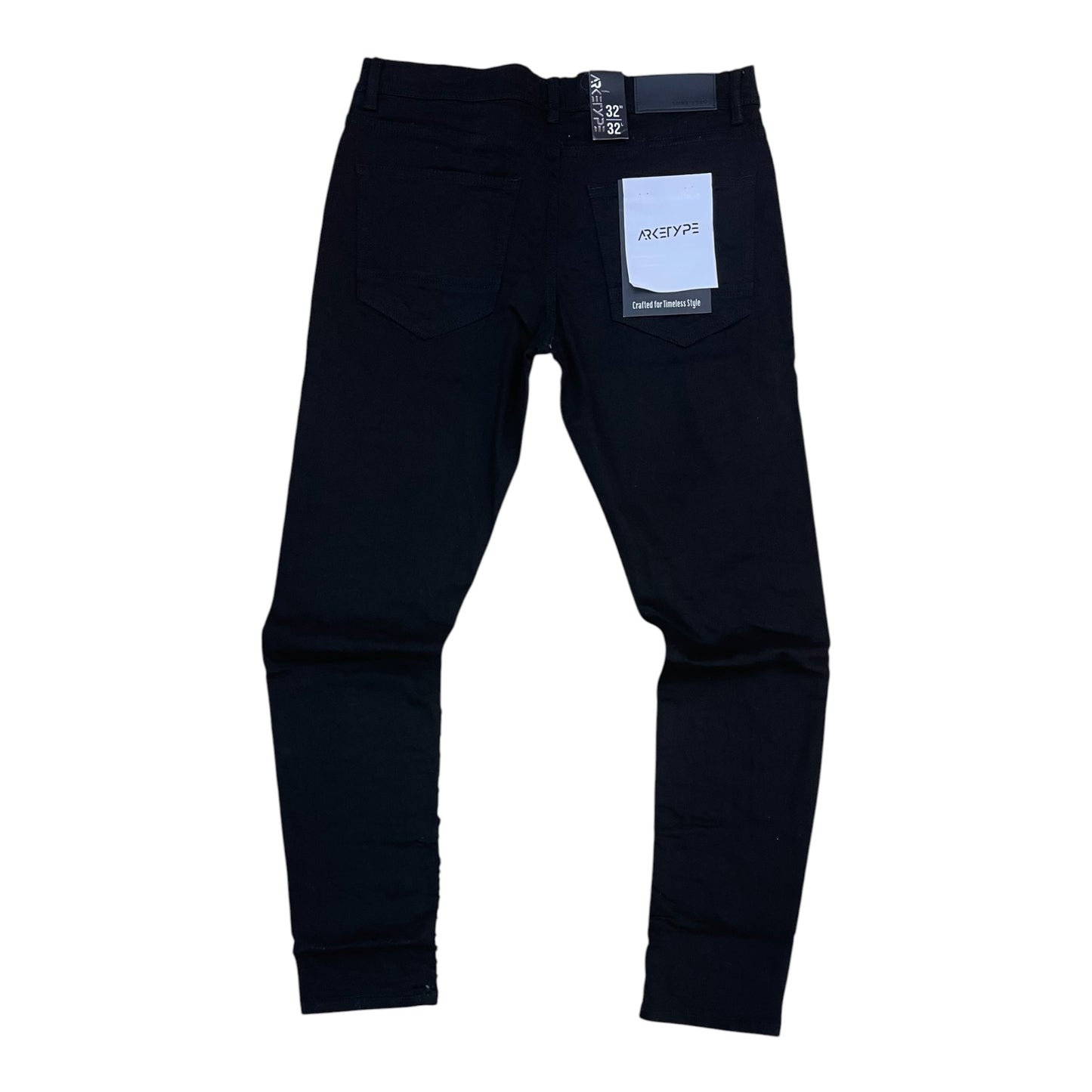 WH-P617 - Cypress Laser Motif Slim-Fit Stretch Jeans