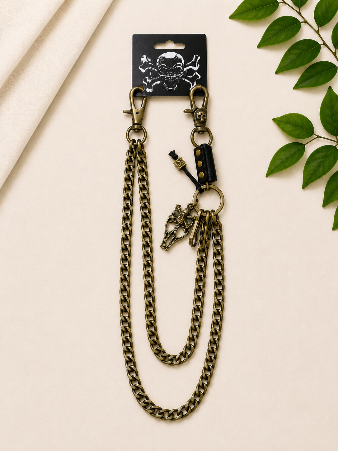 THFNY - Wallet Chain & Pants Chain for Jeans, Streetwear Clothing Accessories