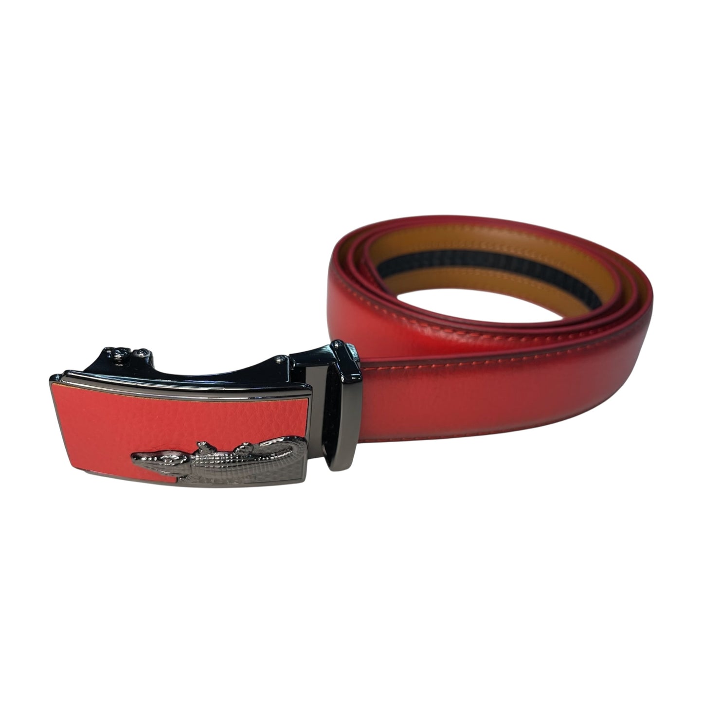 Rivelli Men’s Sleek Adjustable Belt with Latch Buckle