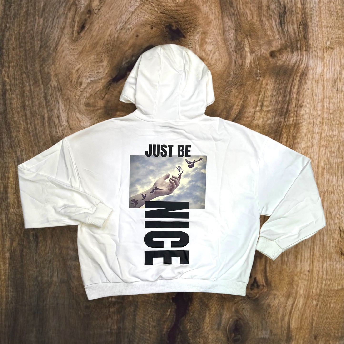 FLH461 - Just Be Nice Oversized Pullover Hoodie