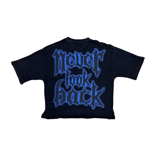 SD2609 - Death Race with Rhinestone French Terry Cropped Top