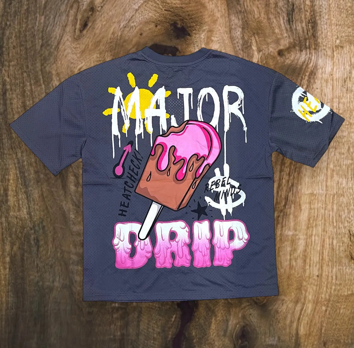 142-182 - MAJOR DRIP MESH T-Shirt