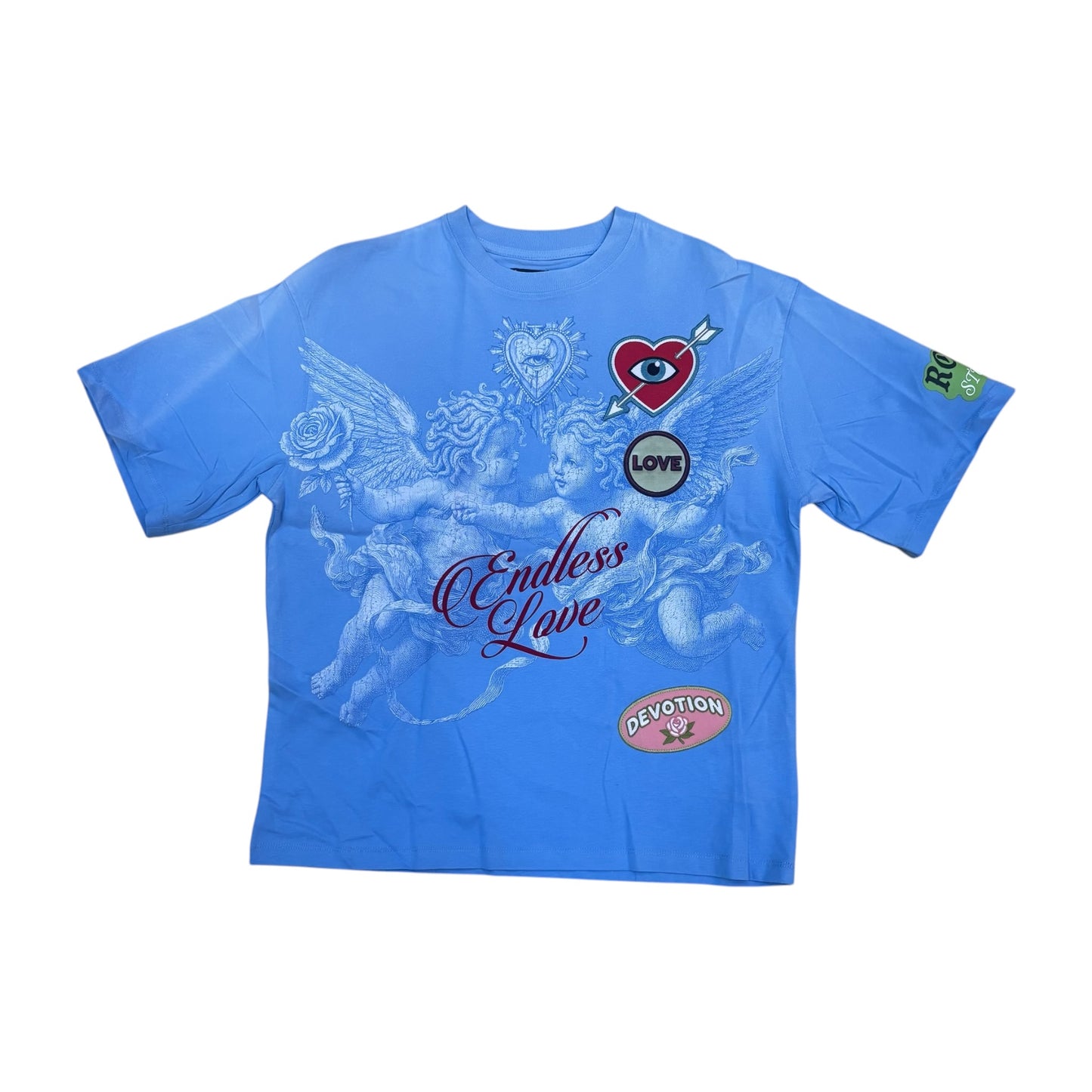WH-RK1482123 - Devotion Faded Boxy Graphic T-Shirt