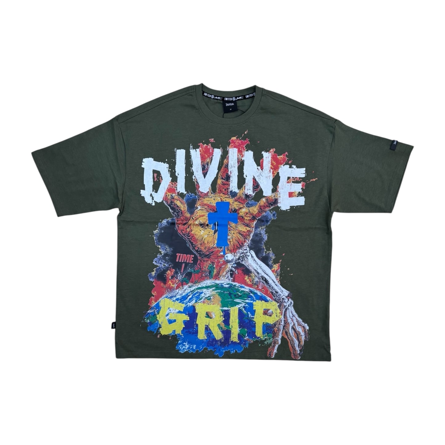 WH-SW6131 - Divine Grip Boxy Graphic T-Shirt