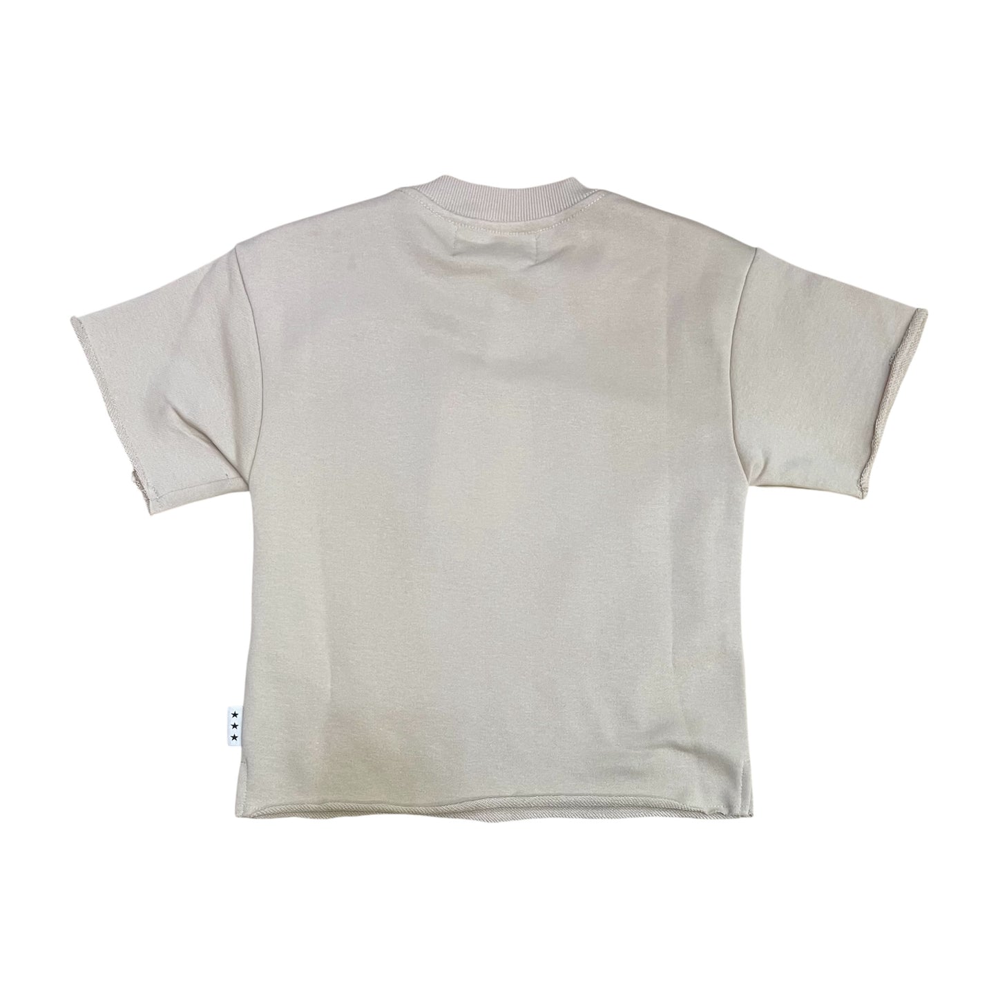 T1448B - Boy's/Kid's Vision No Evil Rhinestones Cropped Top T-Shirt