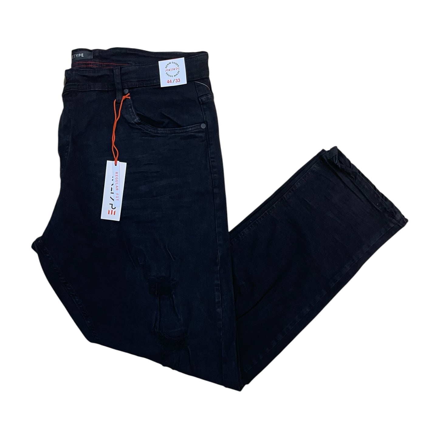 PC03X - Big Men's Core Ripped Slim-Fit Stretch Jeans