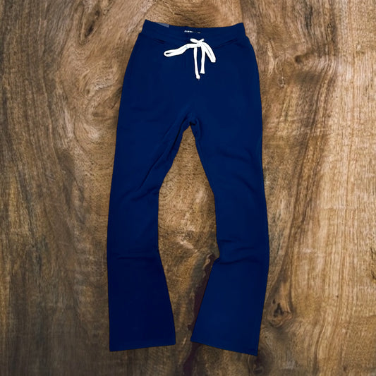 100-475 - Stacked Fleece Pants (Navy)