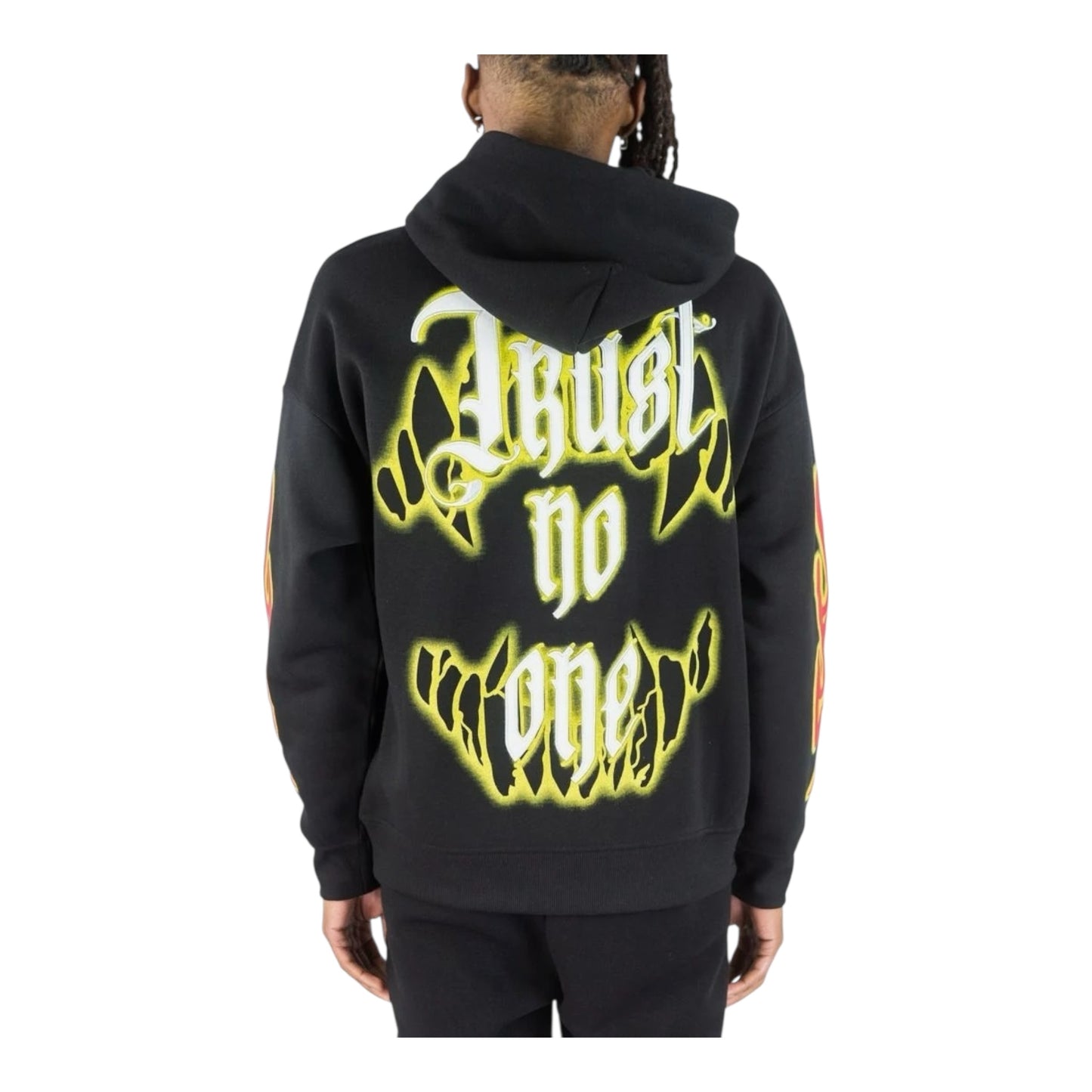 152-313 - Trust No One Graphic Fleece Hoodie