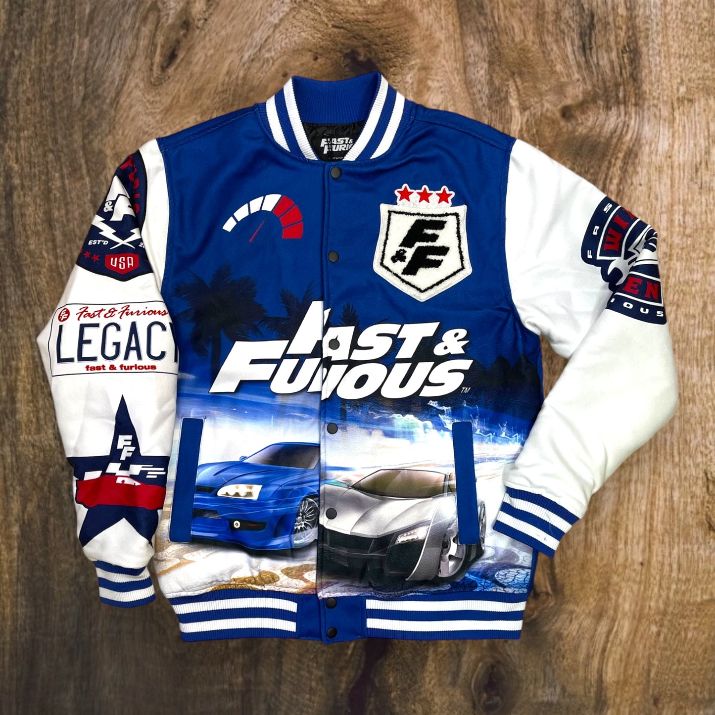 FF-006 - Fast & Furious Varsity Jacket