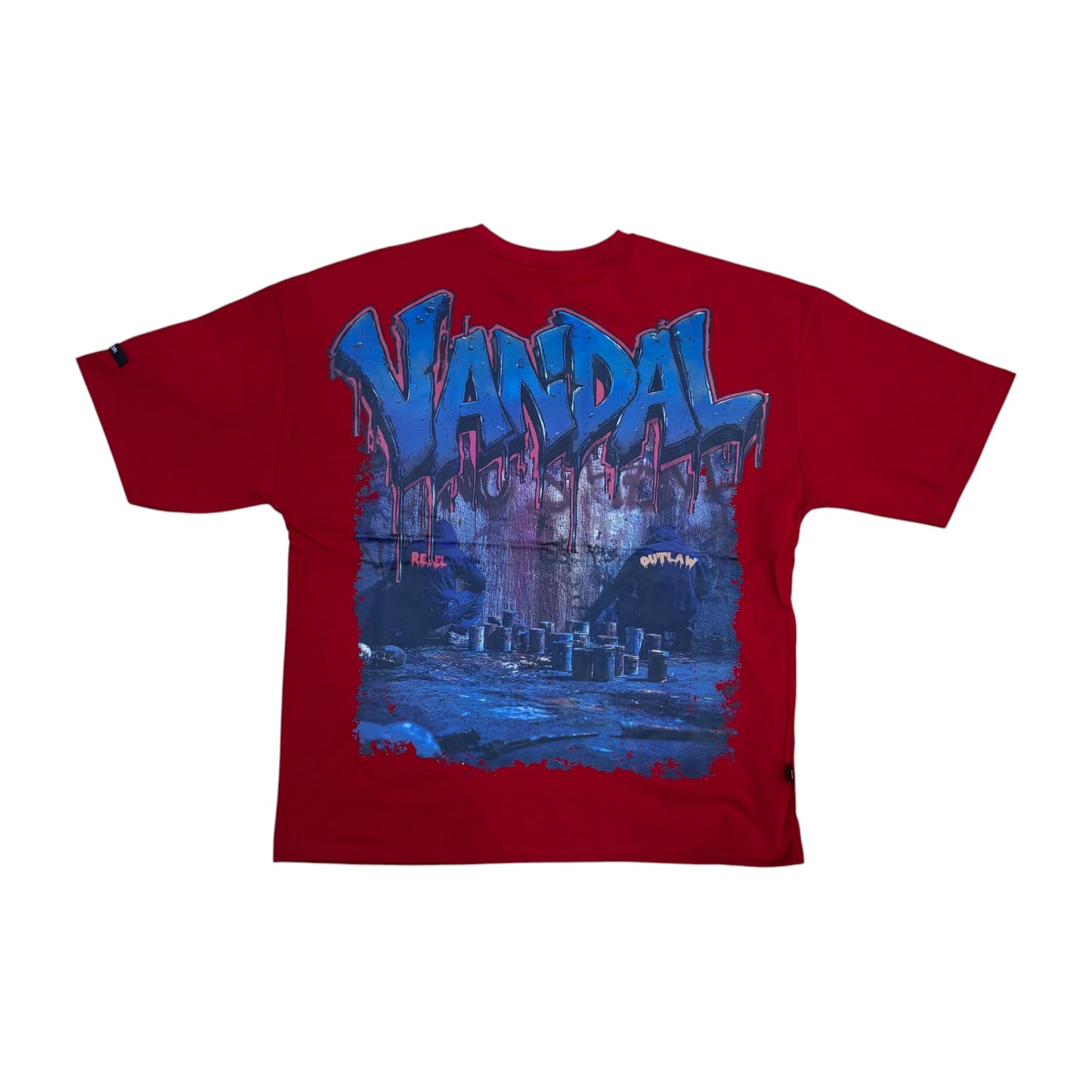 WH-SW6105 - Saint Vandal with Studs Boxy Graphic T-Shirt