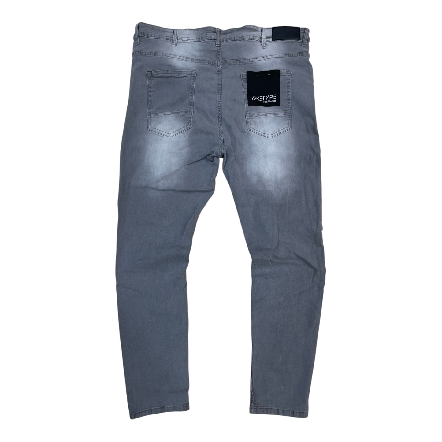 PC03X - Big Men's Core Ripped Slim-Fit Stretch Jeans