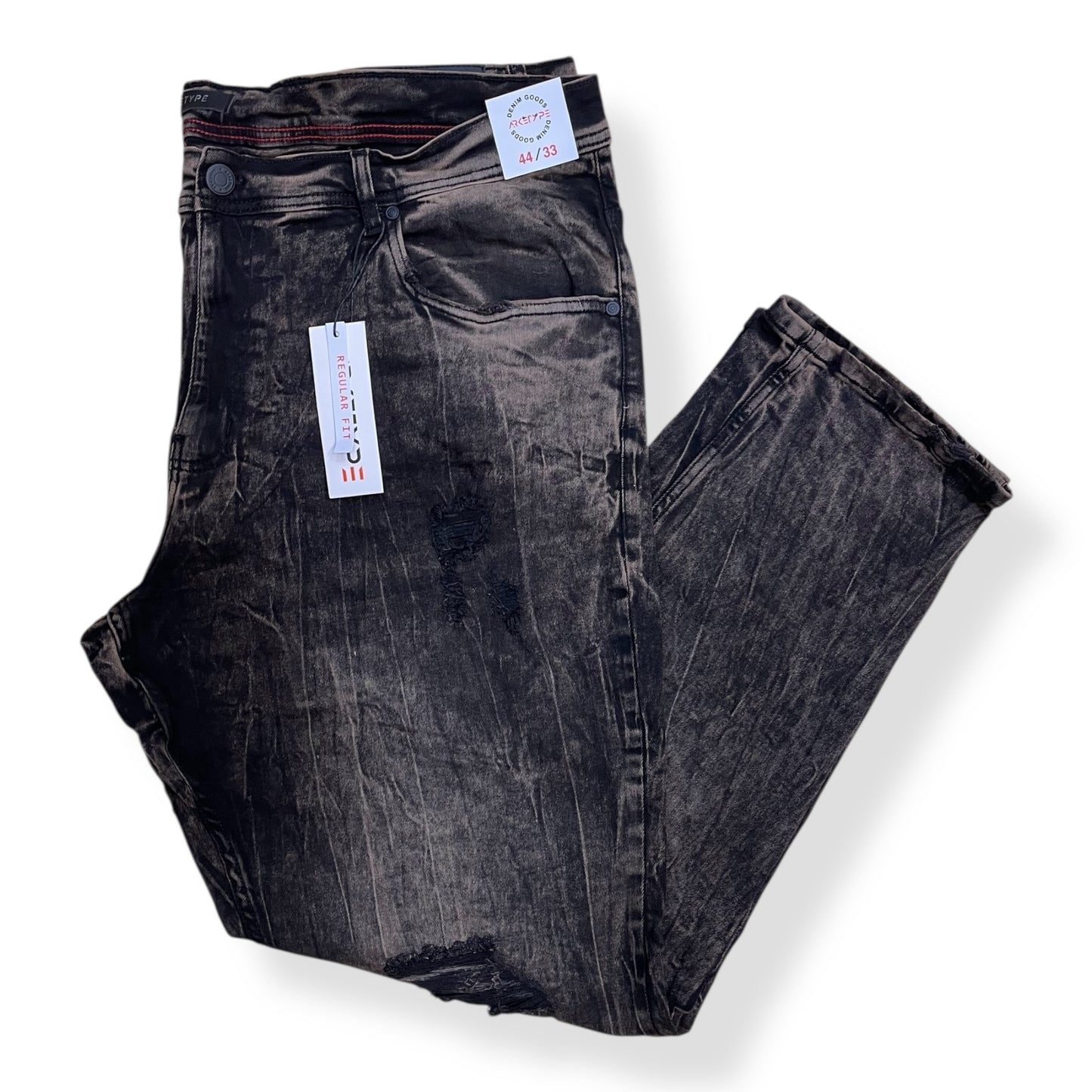 P561X - Big Men's Vital Ripped Slim-Fit Stretch Jeans