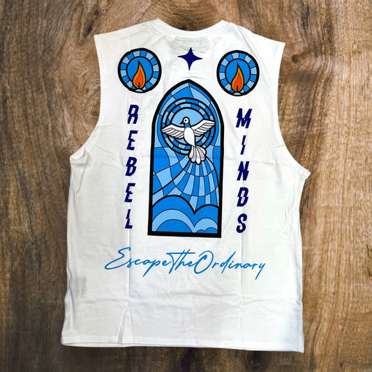 151-122 - Escape the Ordinary Sleeveless Graphic T-Shirt