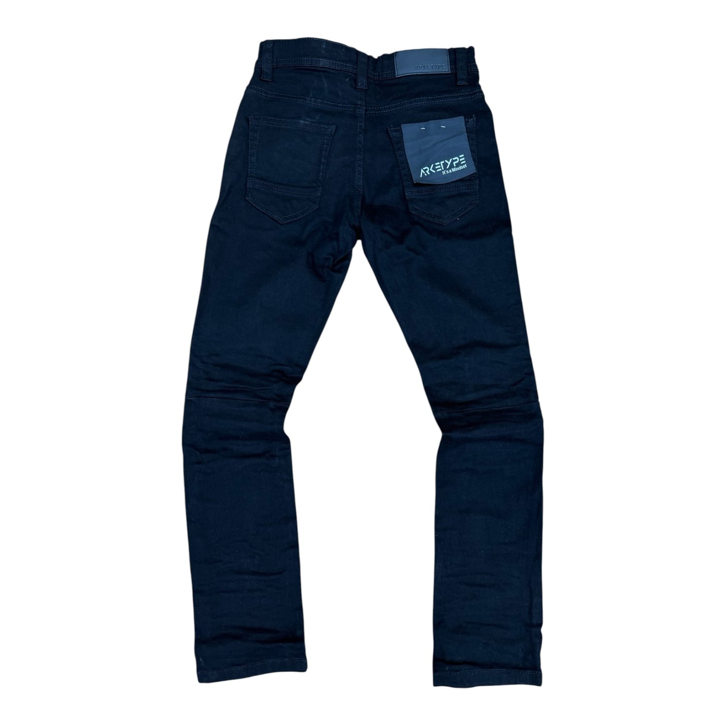 WH-P512K - Boy's/Kids Double Whisker Slim-Fit Stretch Jeans