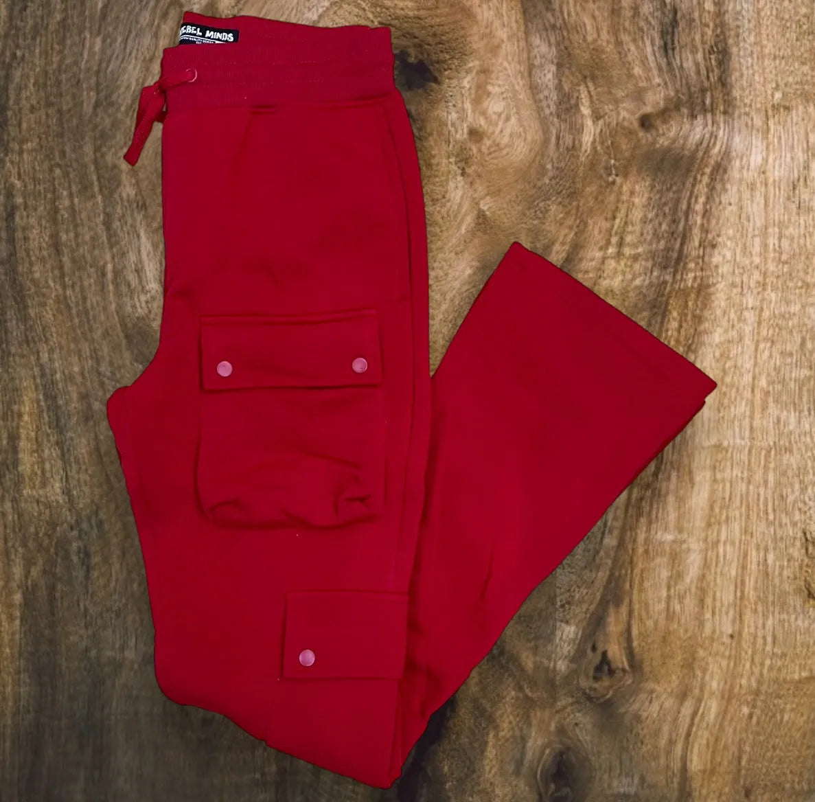 100-476 - Stacked Cargo Fleece Pants