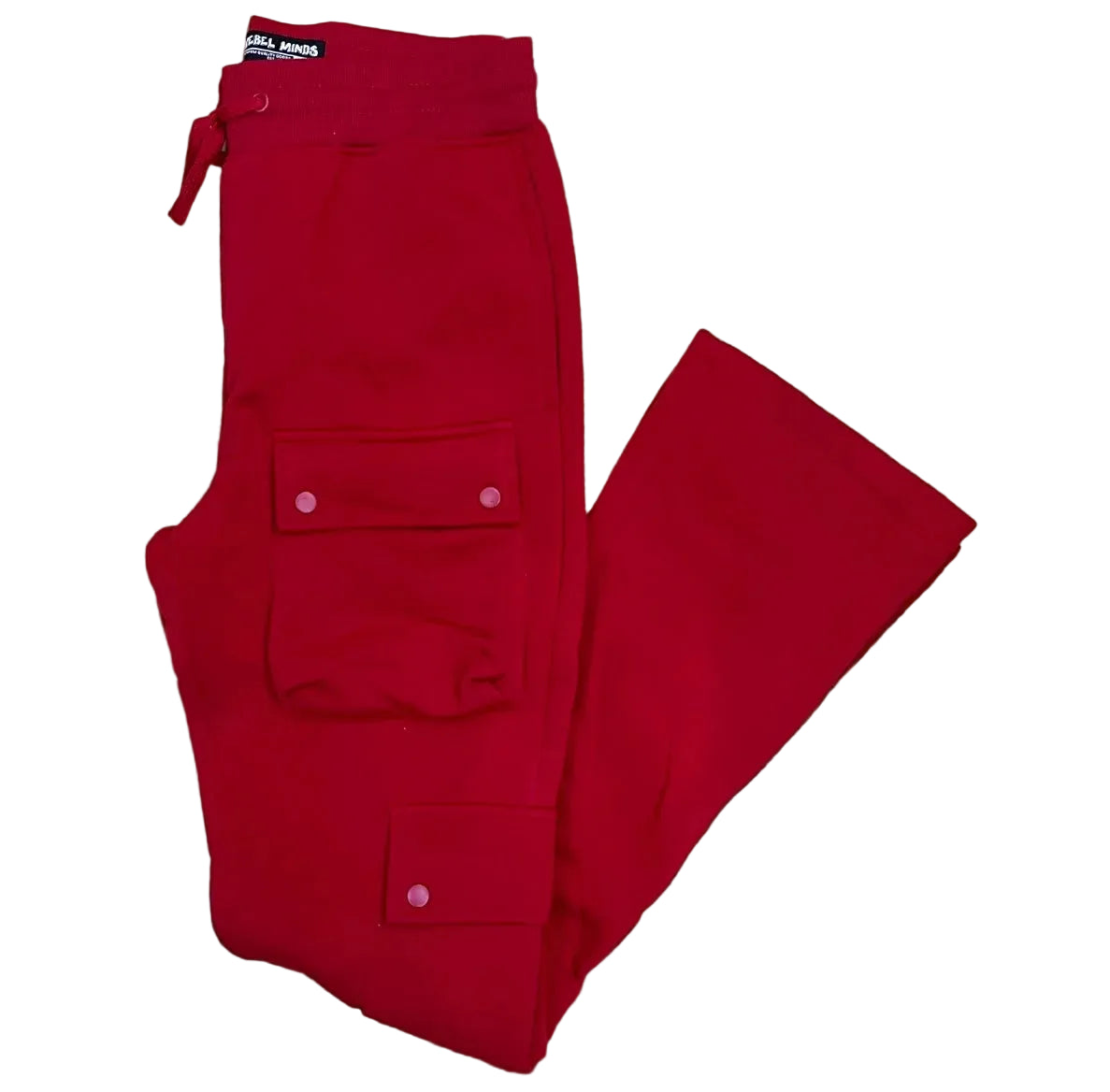 WH-100-476 - Stacked Cargo Fleece Pants