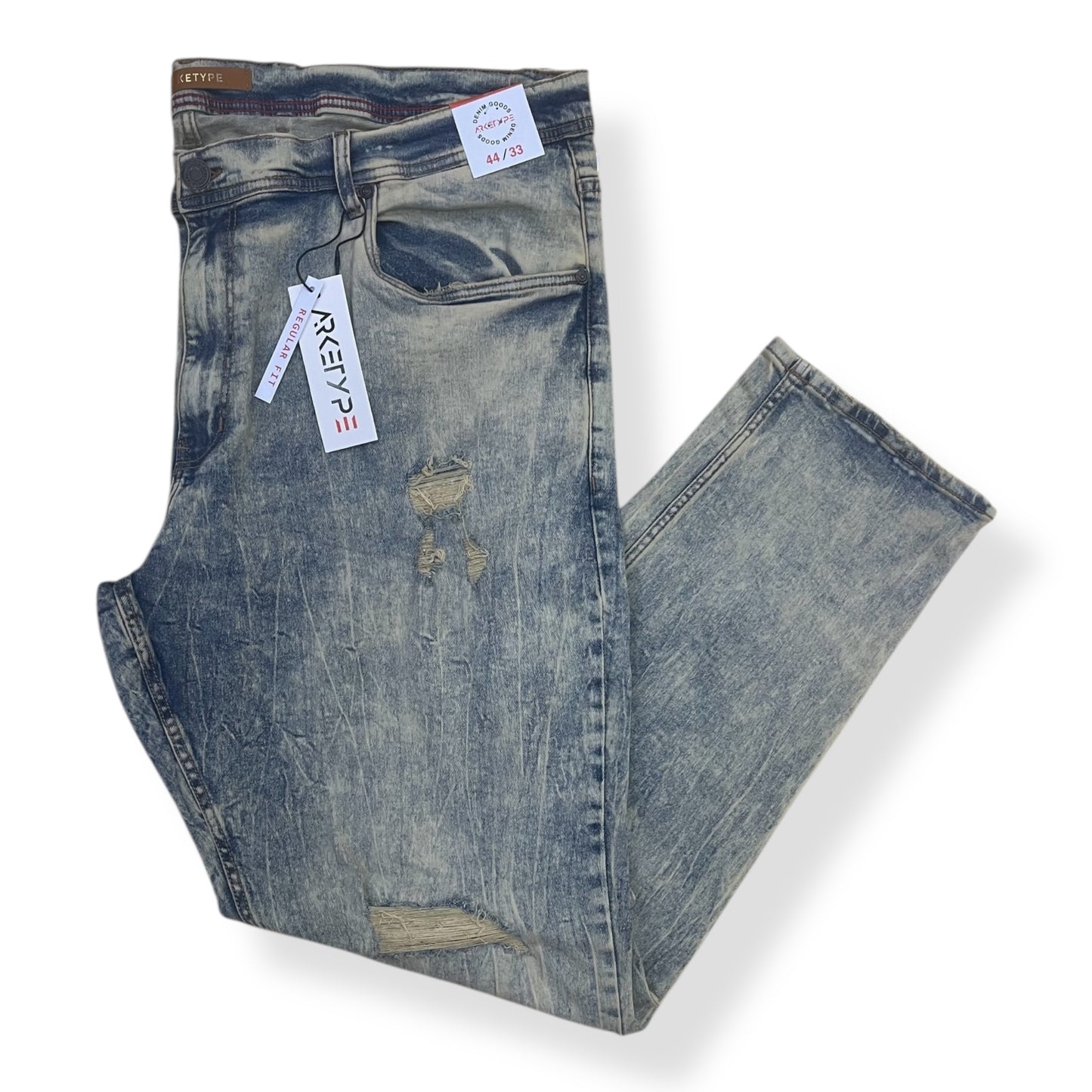 P561X - Big Men's Vital Ripped Slim-Fit Stretch Jeans