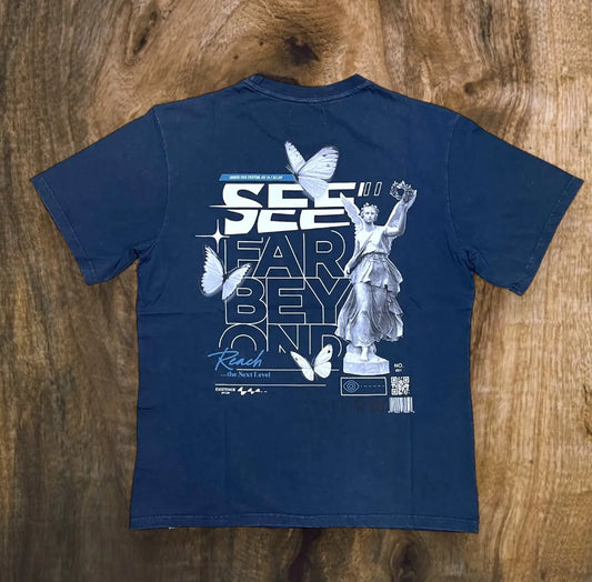 US4123W - See Far Beyond Graphic T-Shirt