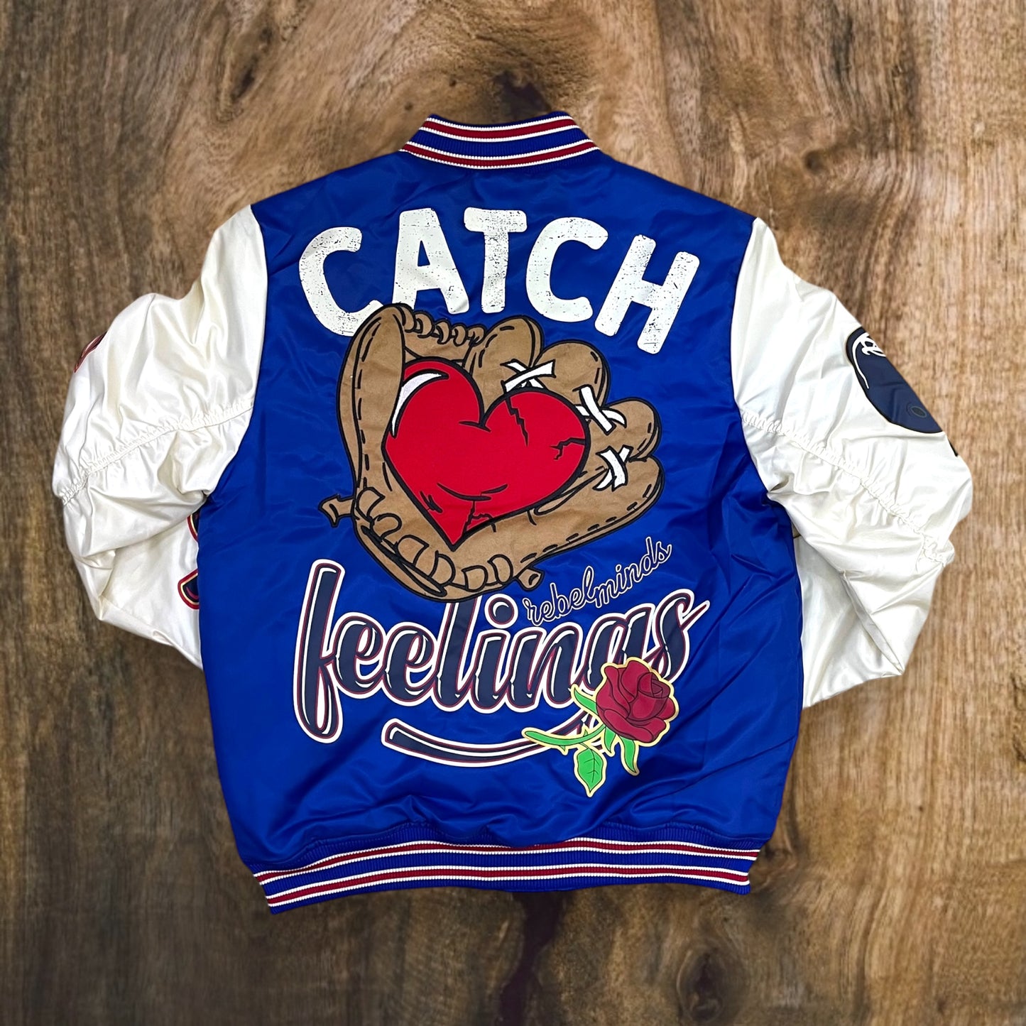 142-542 - Catch Feelings Nylon Jacket (Royal)