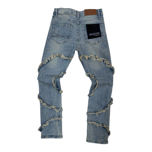 WH-P626K - Boy's/Kids North Ring Slim-Fit Stretch Jeans