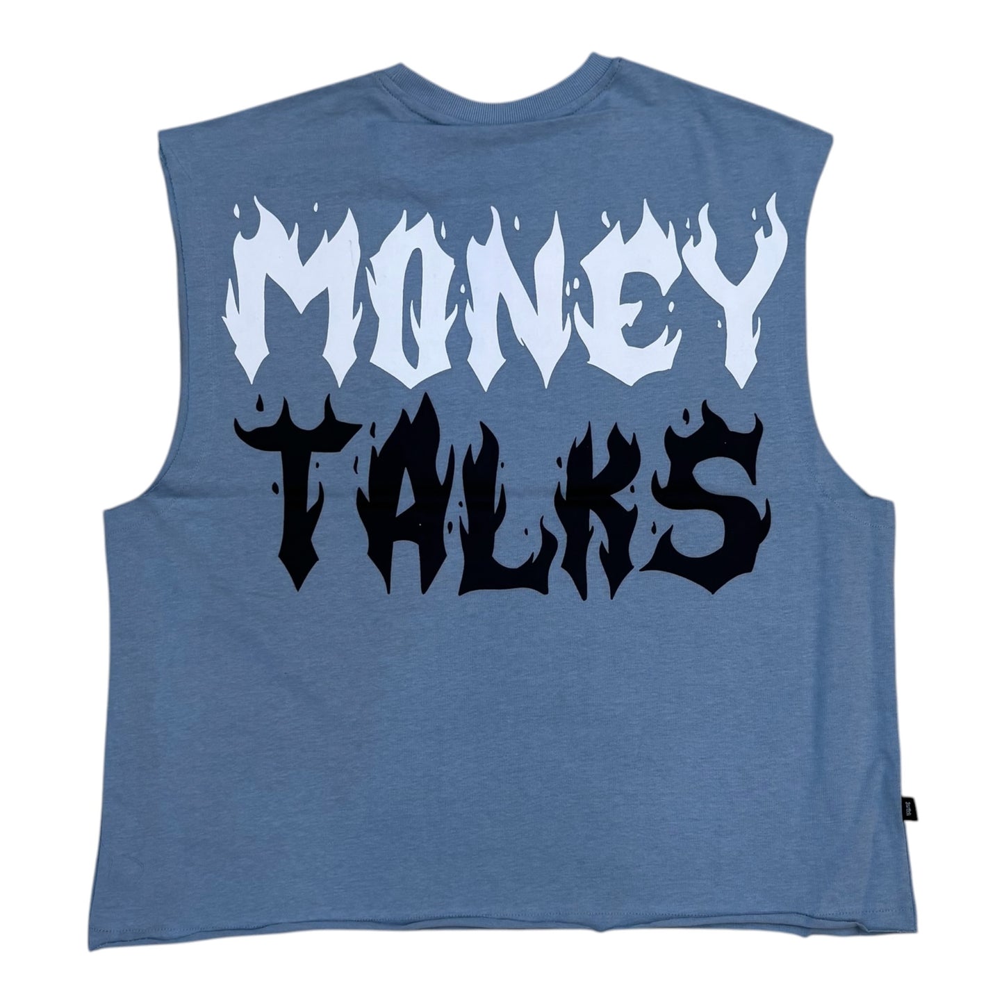WH-SM6121 - Kill With Love with Rhinestone Sleeveless Graphic T-Shirt