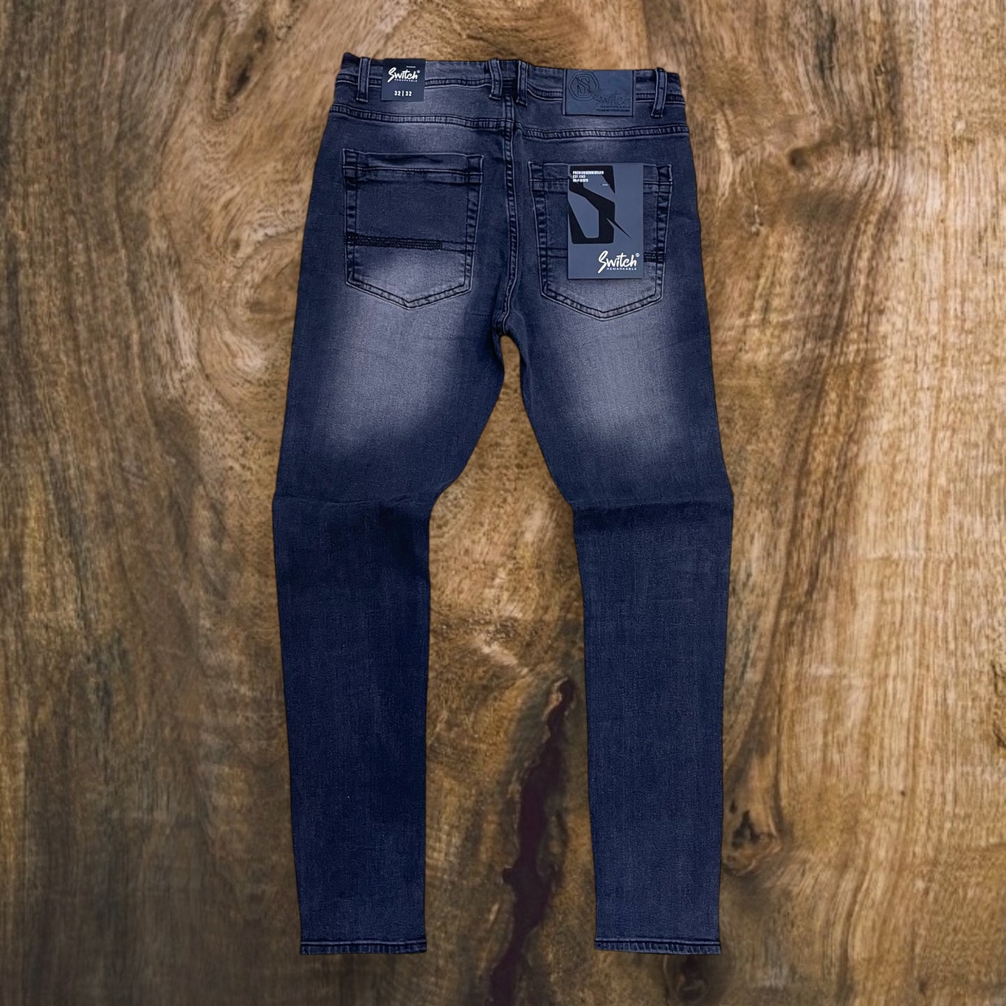 SF3610 - Ripped Denim Slim-Fit Stretch Jeans