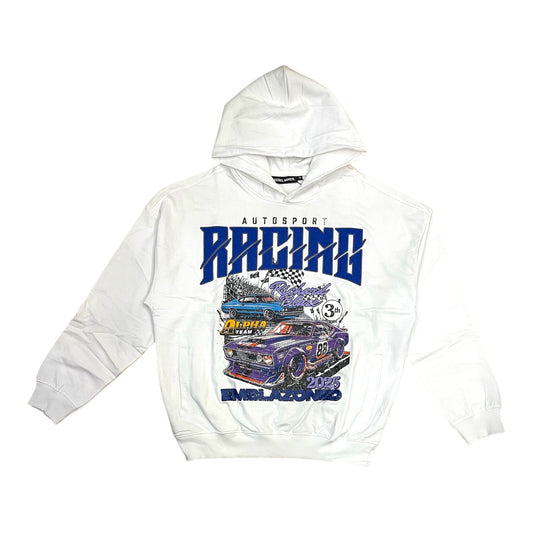 152-345 - Racing Graphic Fleece Hoodie