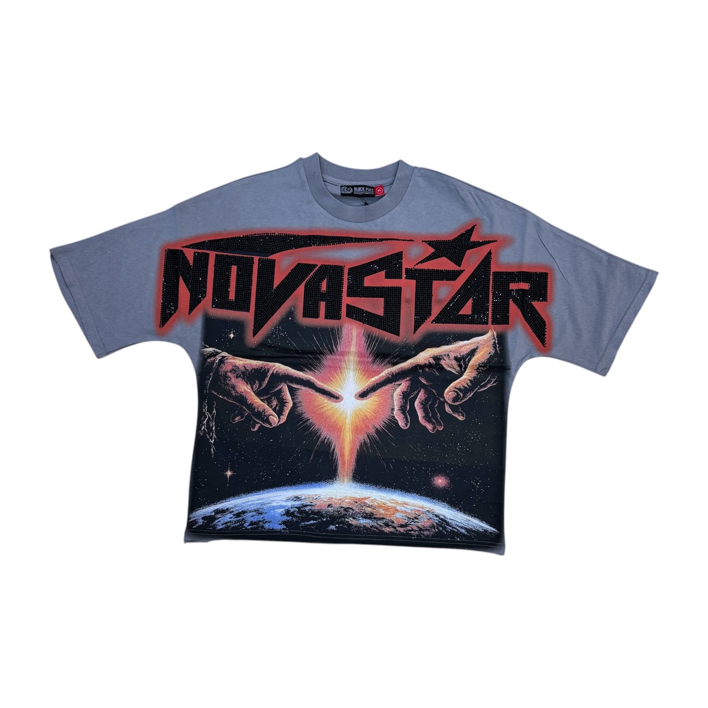SB1614 - Nova Star with Rhinestone Cropped Top