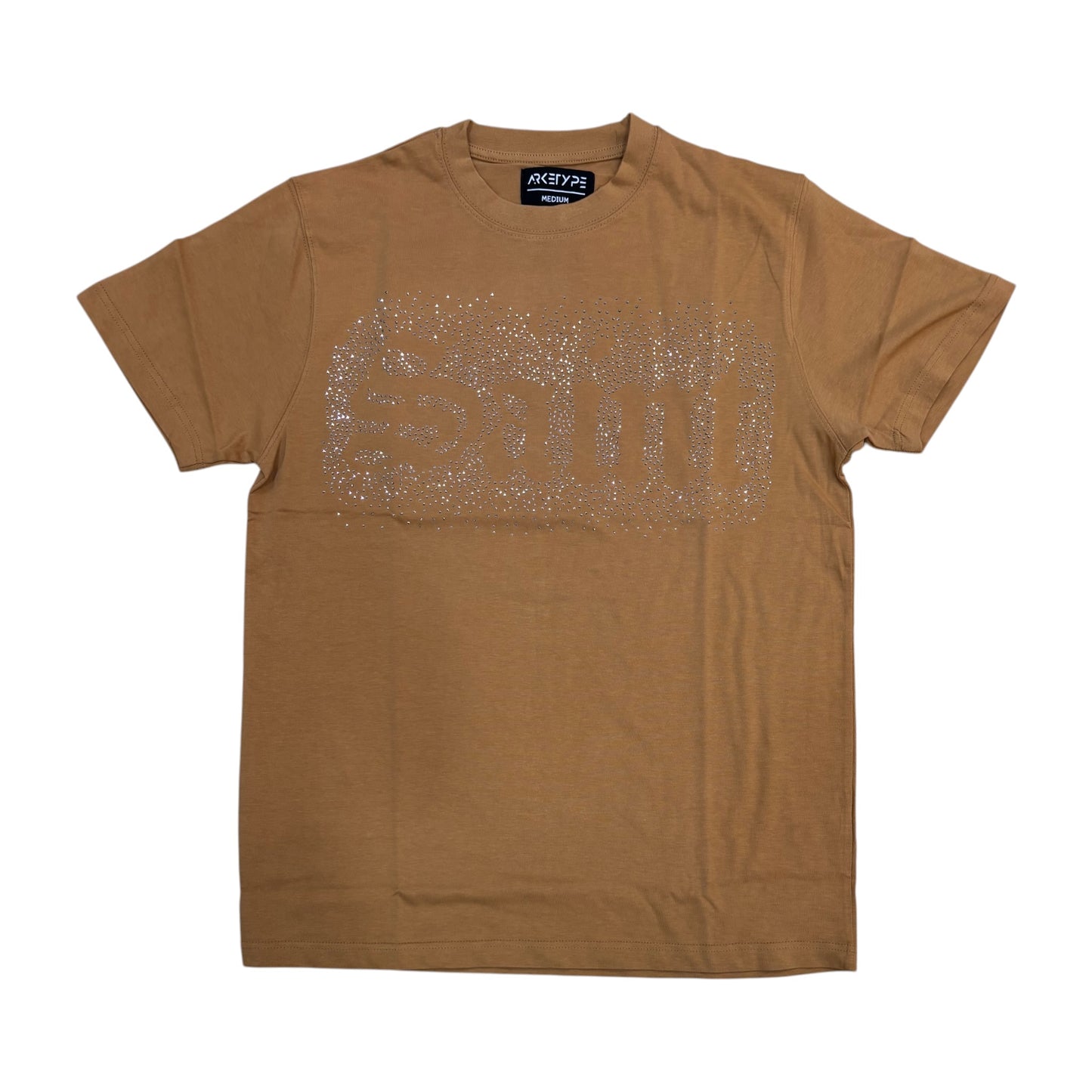 T605 - Saint Rhinestone Regular-Fit T-Shirt