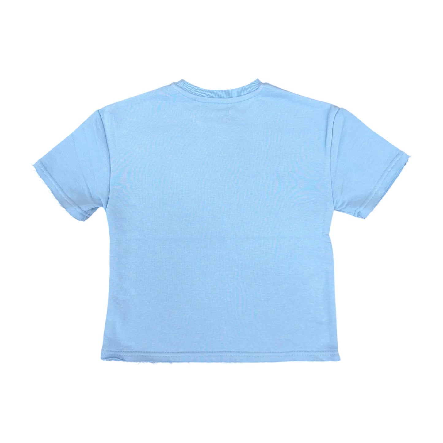 WH-FD2640K - Boy's/Kid's Self Made with Rhinestone French Terry Cropped Top