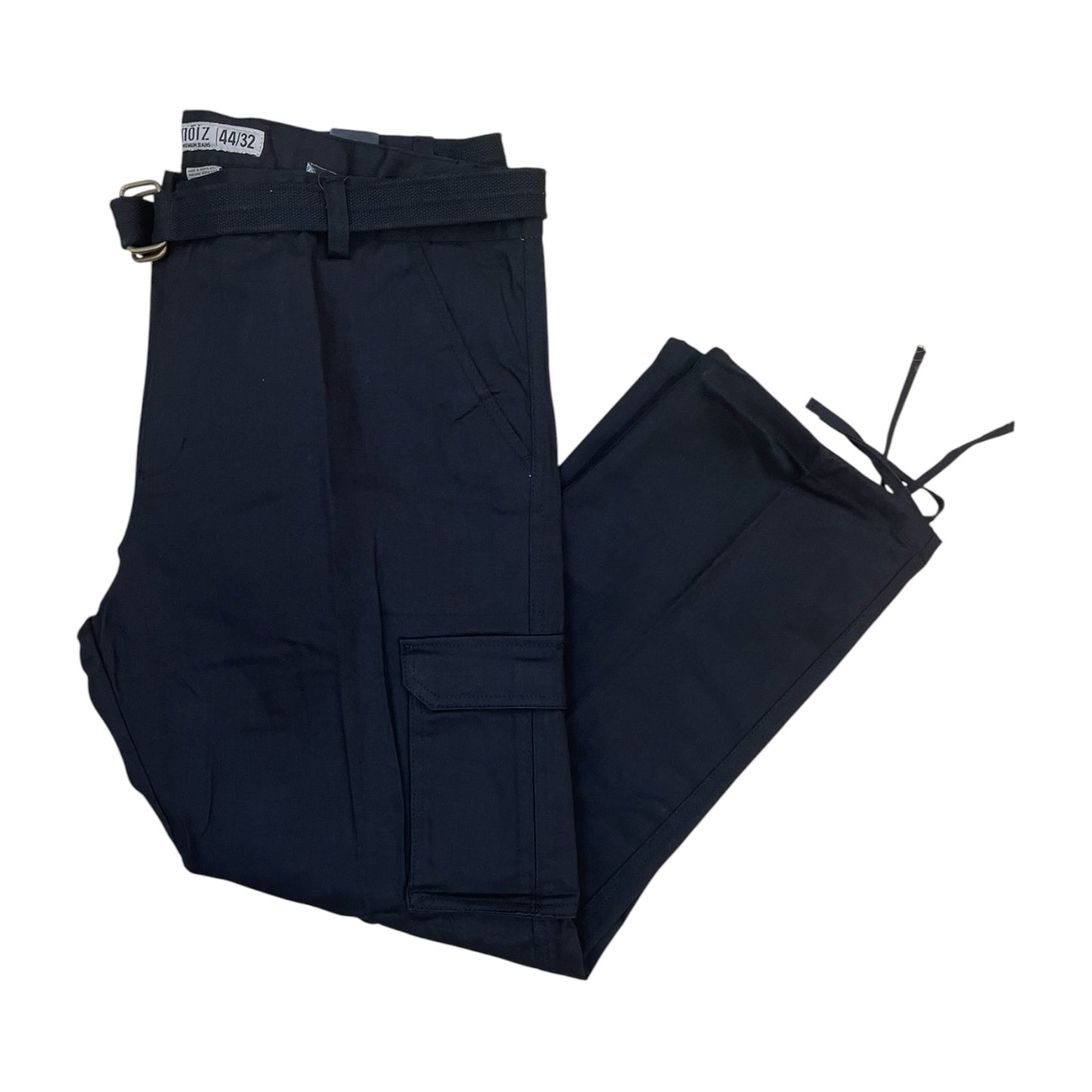 KP610X - Big Men's Basic Twill Cargo Pocket Straight-Fit Pants