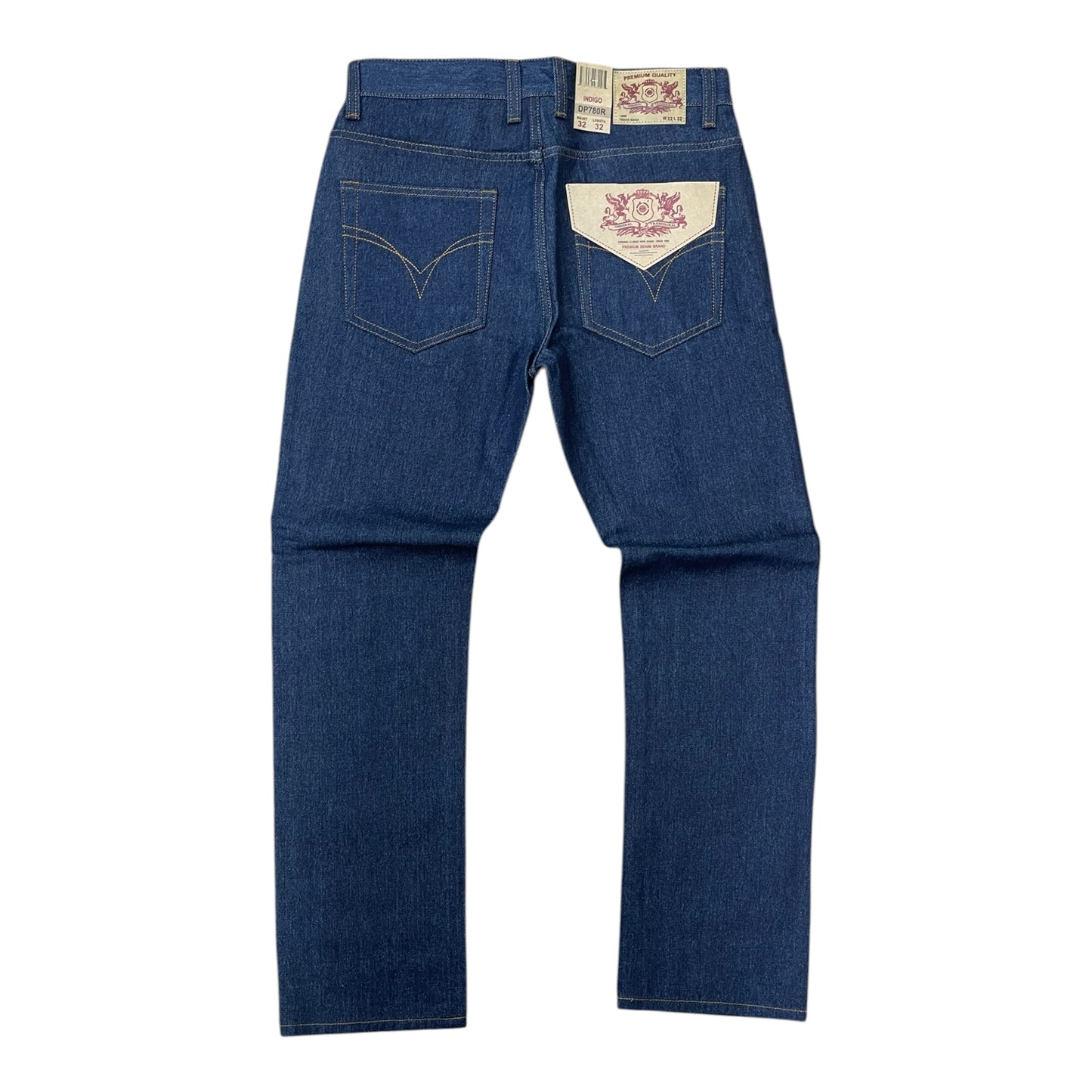 DP780 - Basic color Denim Relaxed-Fit Pants