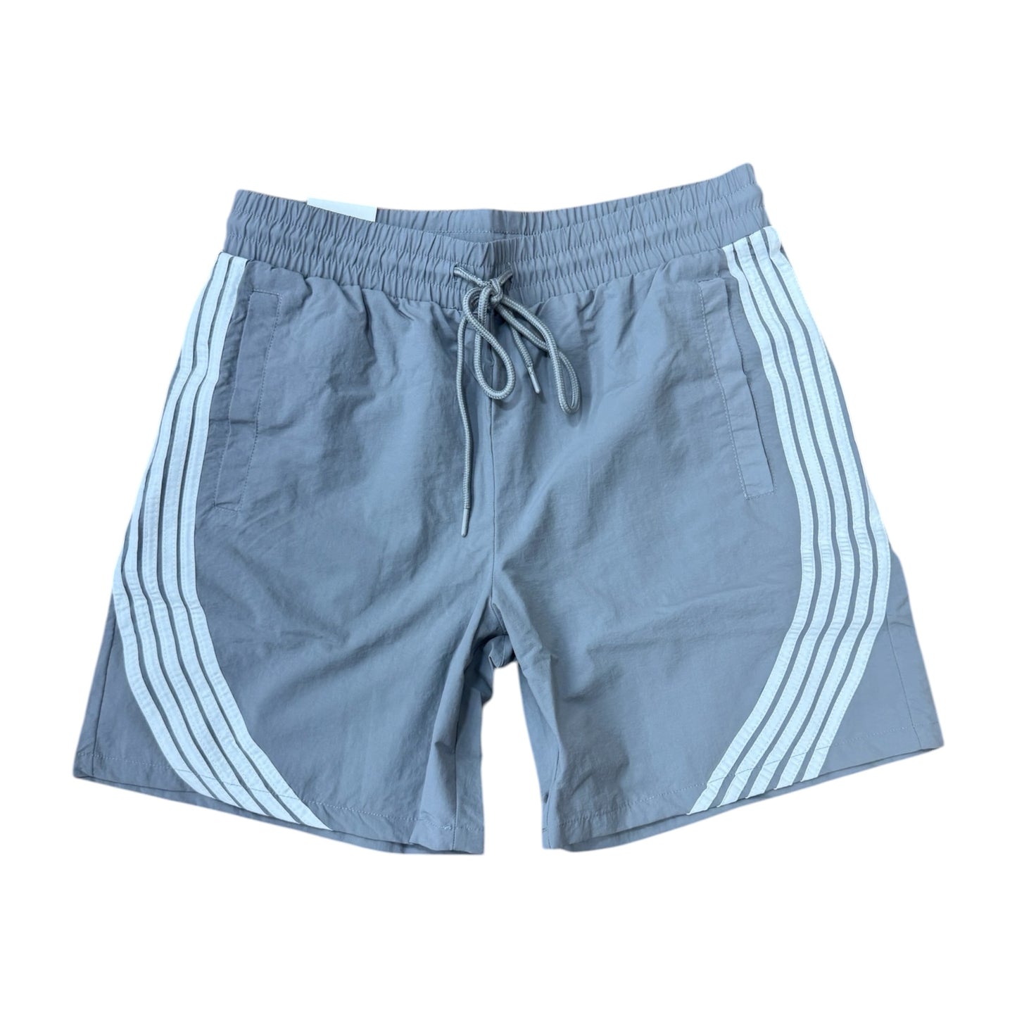 A00-14905 - Striped Relax Fit Nylon Shorts
