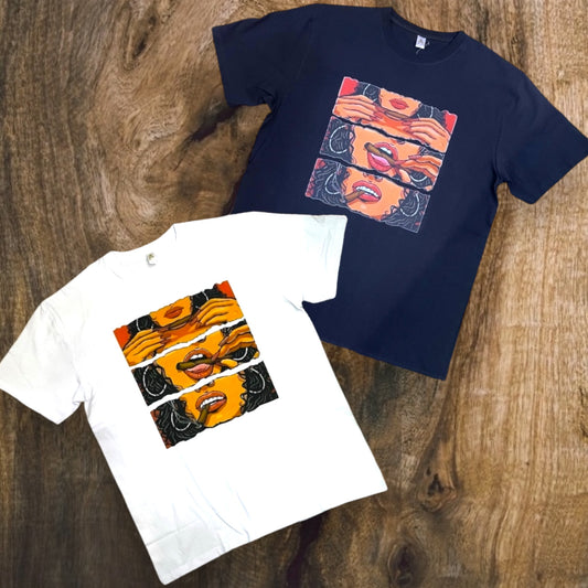 JC030525 - Rolling A Cigarette Regular-Fit Graphic T-Shirt