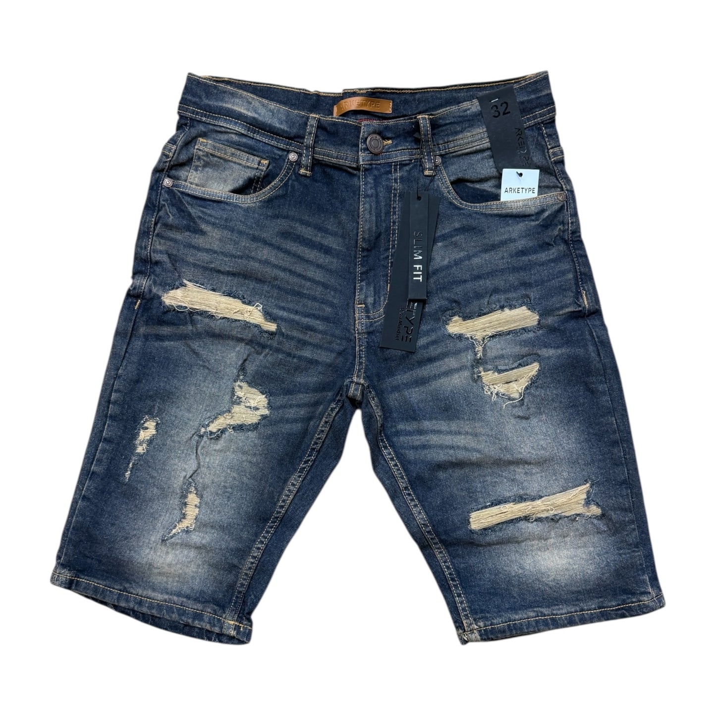 SC01 - Core Ripped Urban Slim-Fit Stretch Shorts