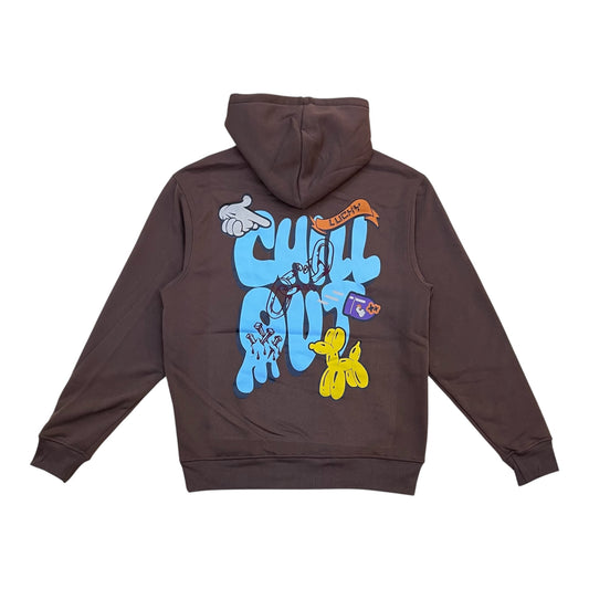F466 - Fire Graphic Fleece Hoodie